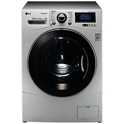 LG F1495BDSA TrueSteam™ Freestanding Washing Machine, 12kg Load, A+++ Energy Rating, 1400rpm Spin, White LG F1495BDSA TrueSteam™ Freestanding Washing Machine, 12kg Load, A+++ Energy Rating, 1400rpm Spin, White